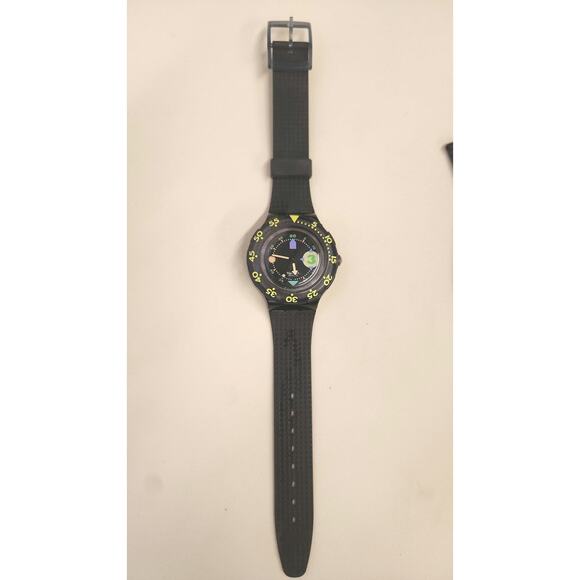 Swatch watch CAPTAIN NEMO SDB101 1992 Scuba Refurbished new strap and bezel - Picture 2 of 10